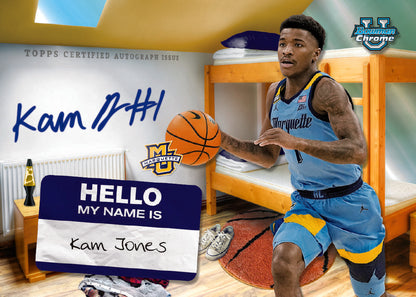 2024/25 Bowman Chrome University Basketball Blaster Box