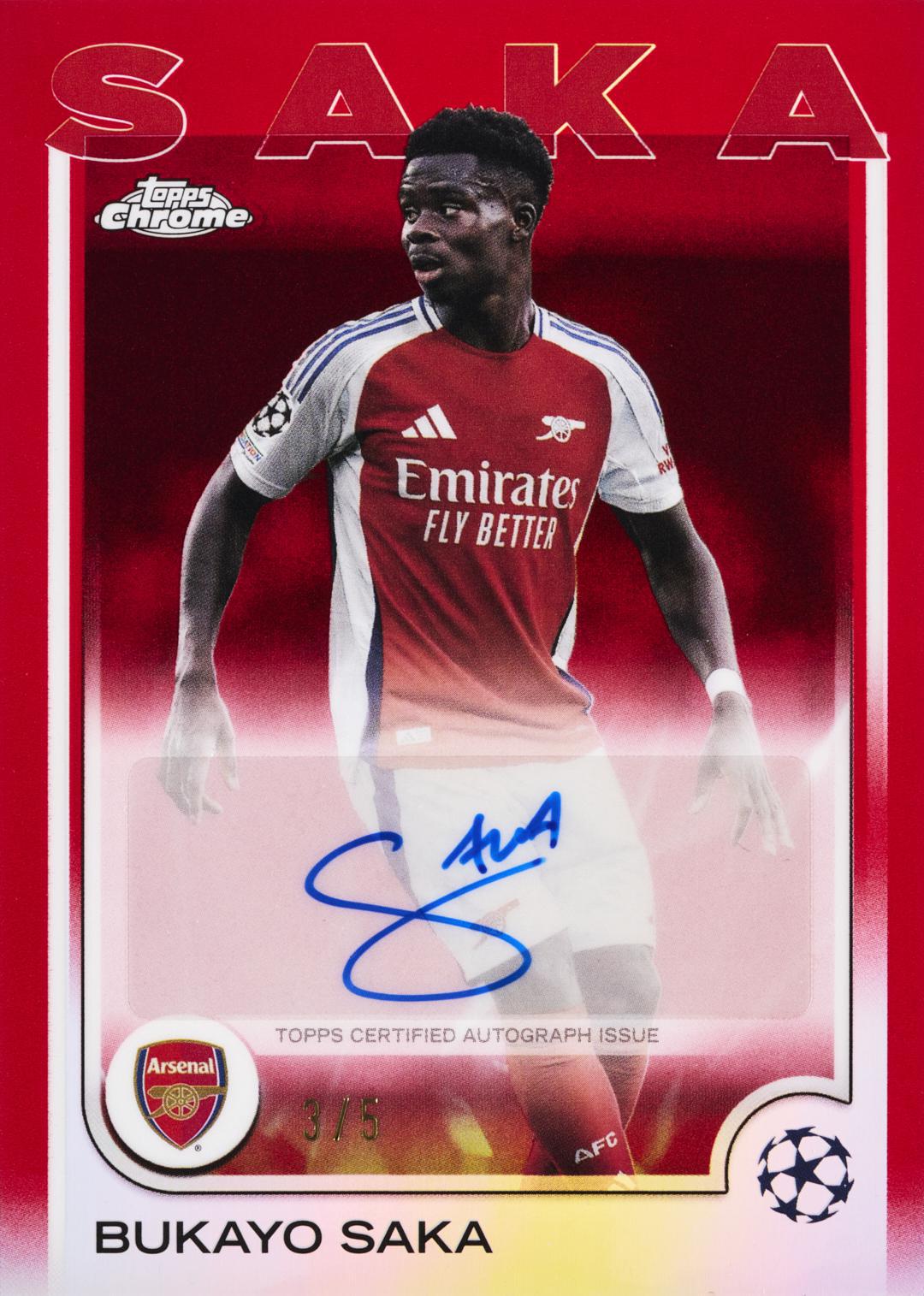 2024/25 Topps UEFA Club Competitions Chrome Soccer Hobby Box