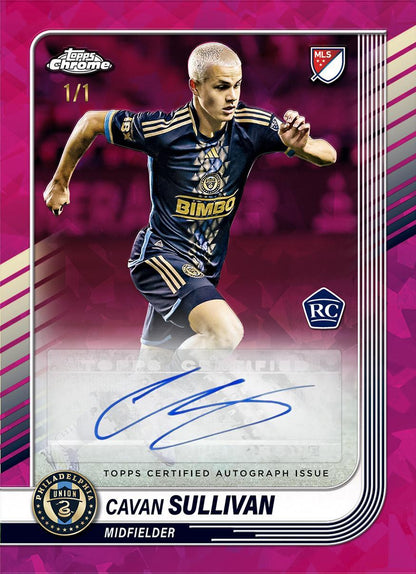 2025 Topps MLS Chrome Soccer Sapphire Edition Box