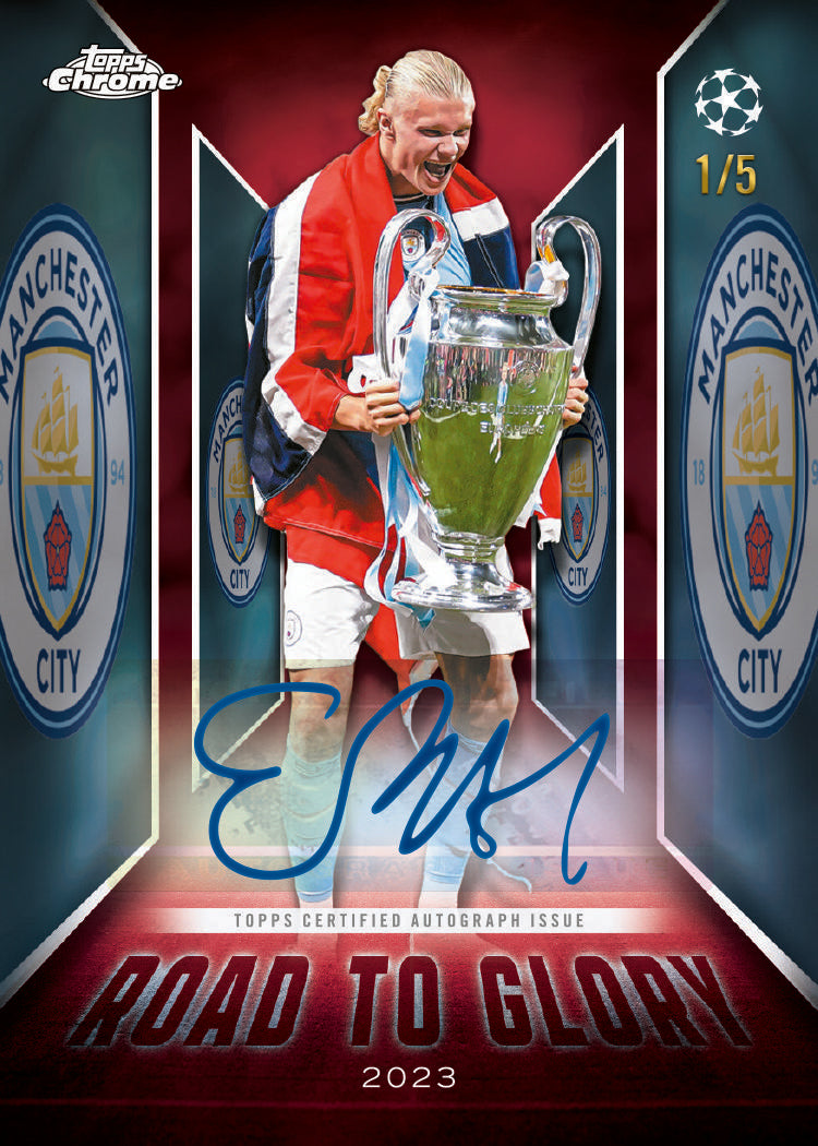 2025/26 Topps UEFA Club Competitions Chrome Soccer Hobby Box