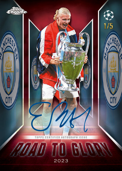 2025/26 Topps UEFA Club Competitions Chrome Soccer Hobby Box