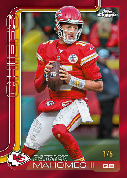 2025 Topps Chrome Football Jumbo Box