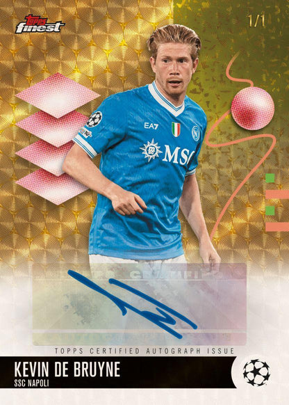 2025/26 Topps UEFA Club Competitions Finest Soccer Hobby Box