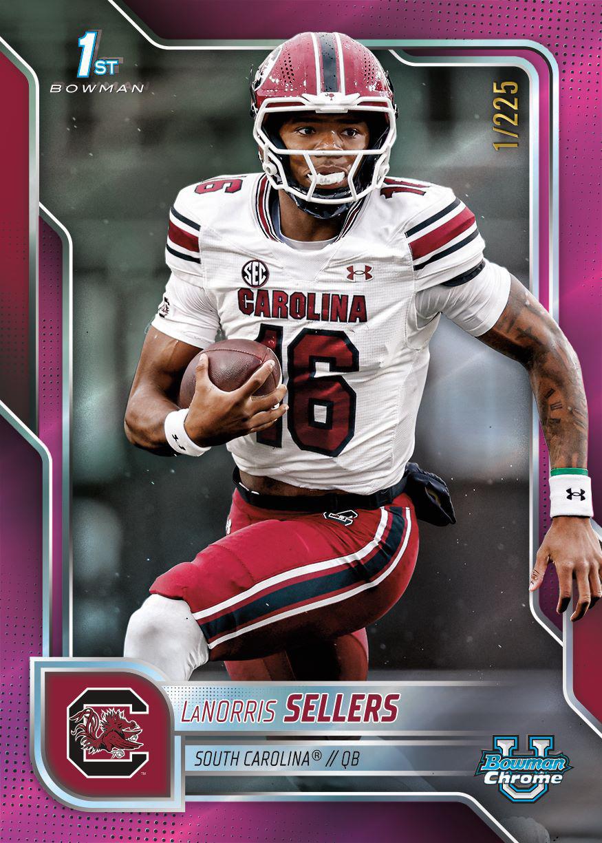 2025 Bowman Chrome University Football Blaster Box