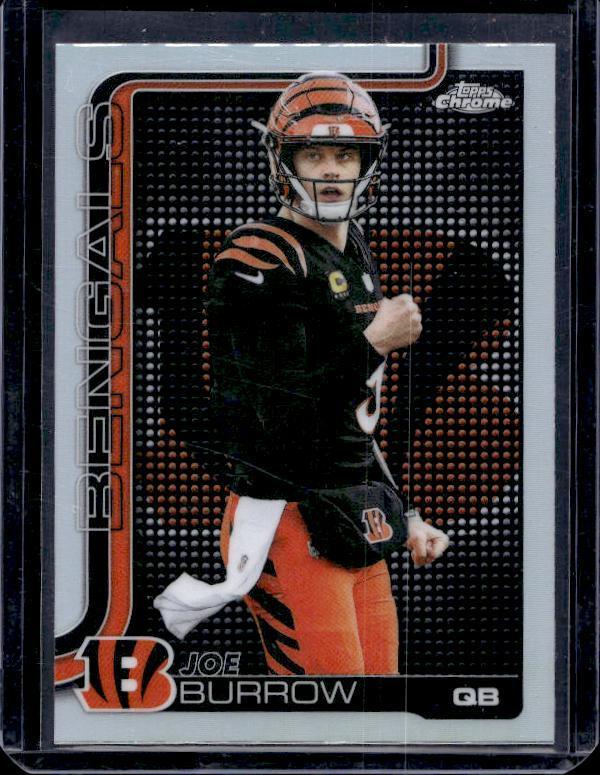 2025 Topps Chrome #61 Joe Burrow Lightboard Logo