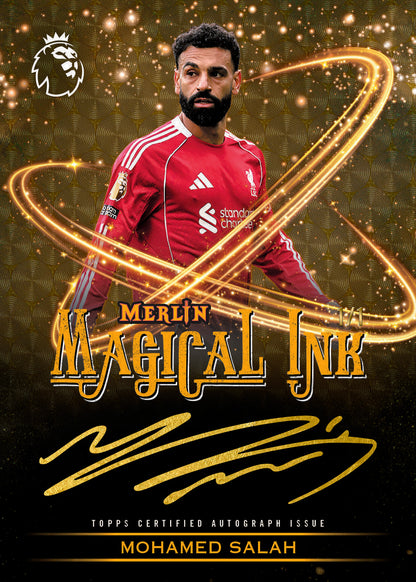 2026 Topps Merlin Premier League Soccer Blaster Box