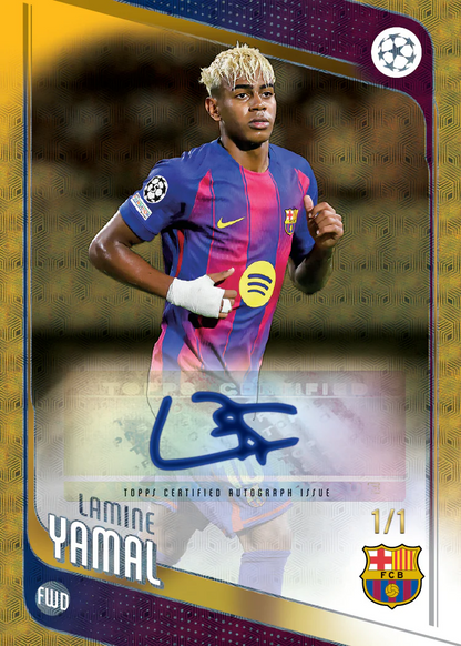 2025/26 Topps UEFA Club Competitions Soccer Spring Tin
