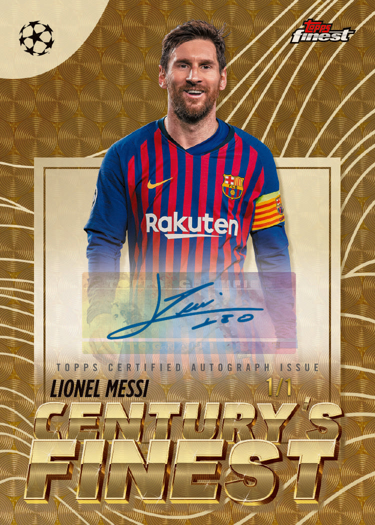 2025/26 Topps UEFA Club Competitions Finest Soccer Hobby Box
