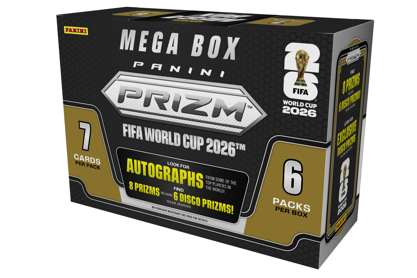 2026 Panini Prizm World Cup Soccer Hobby Mega Box