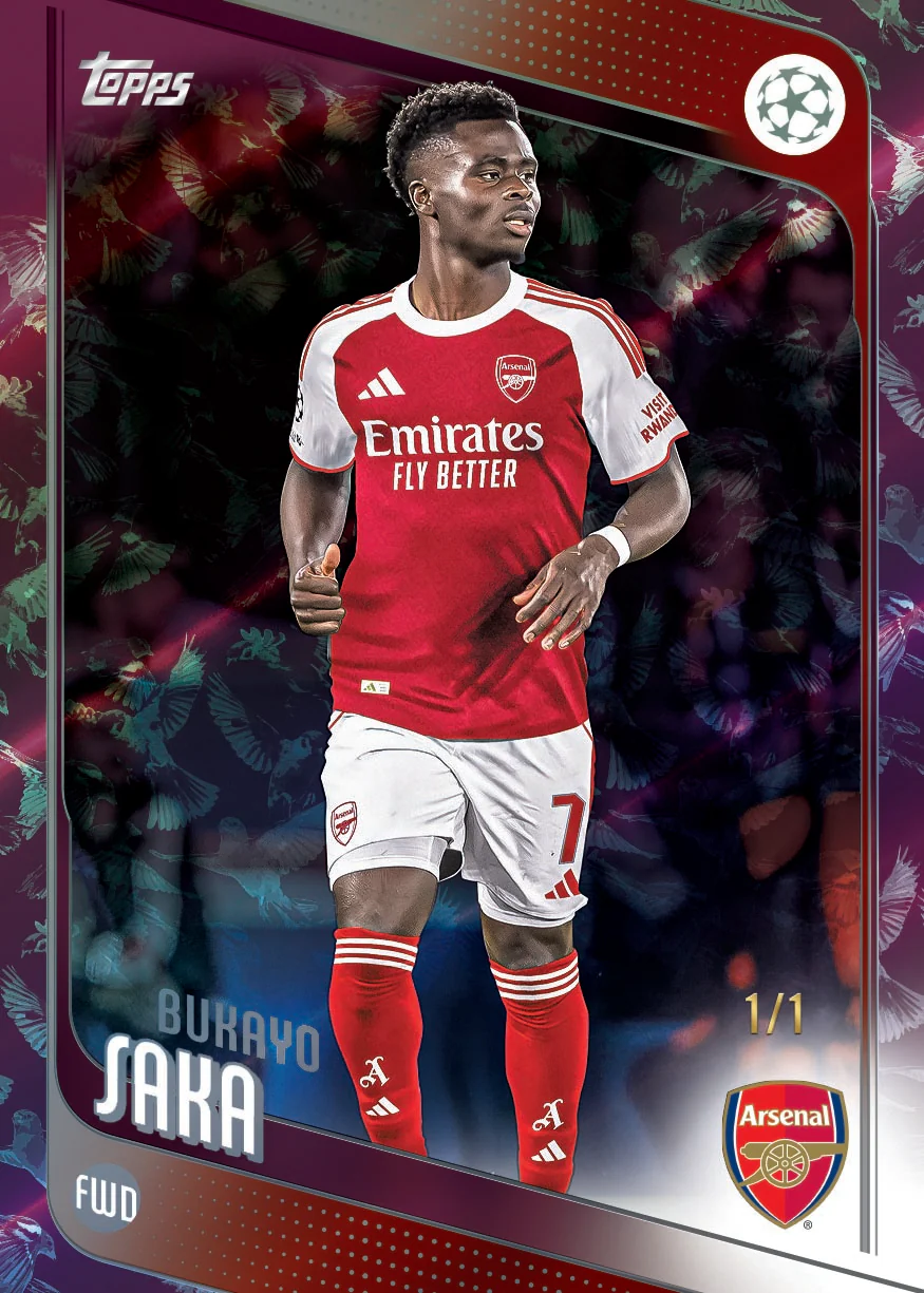 2025/26 Topps UEFA Club Competitions Soccer Spring Tin