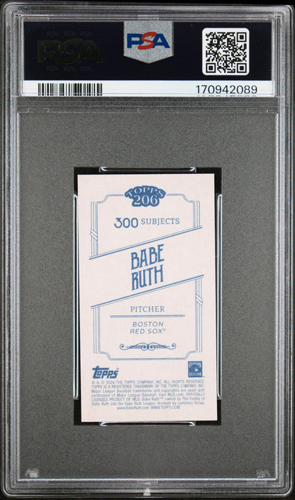 2024 Topps 206 Babe Ruth PSA 10