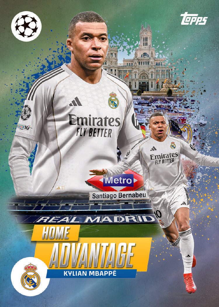 2025-26 Topps UEFA Club Competitions Soccer Hanger Box