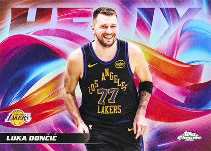 2025/26 Topps Chrome Update Series Basketball Blaster Box