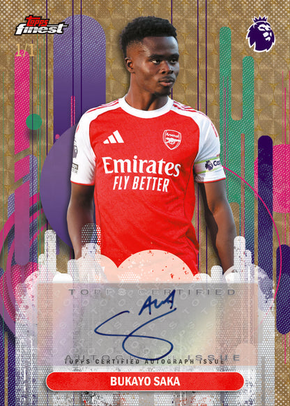 2026 Topps Finest Premier League Soccer Hobby Box