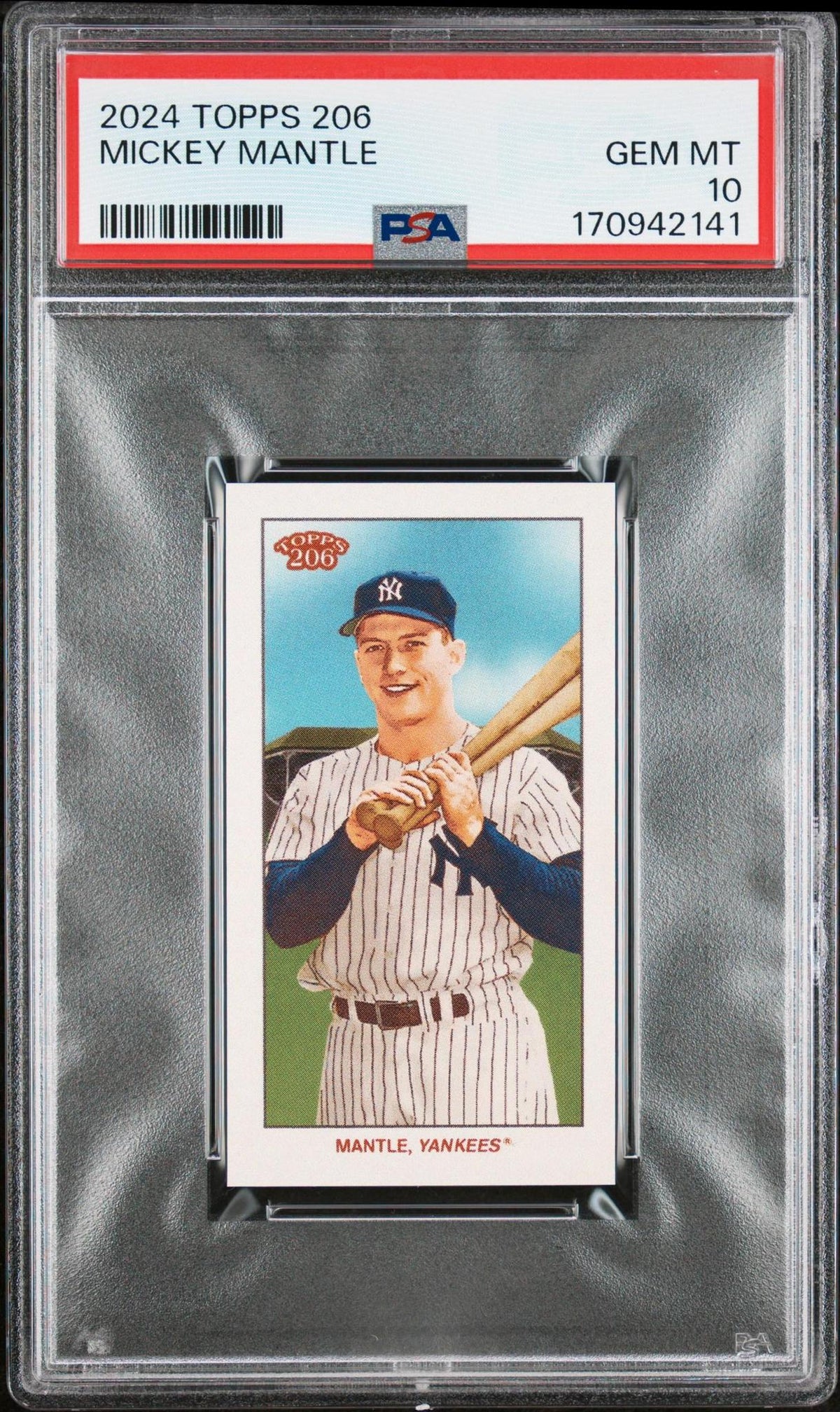 2024 Topps 206 Mickey Mantle PSA 10