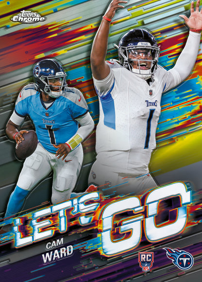 2025 Topps Chrome Football Blaster Box