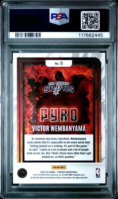 2023 Phoenix Victor Wembanyama Pyro Gold /10 PSA 10