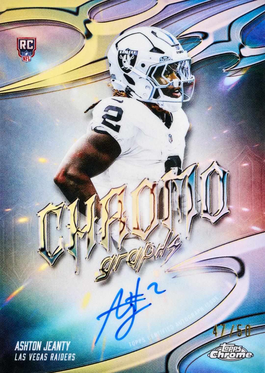 2025 Topps Chrome Football Jumbo Box