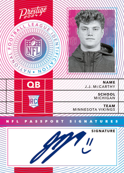 2024 Panini Prestige Football H2 Hybrid Box