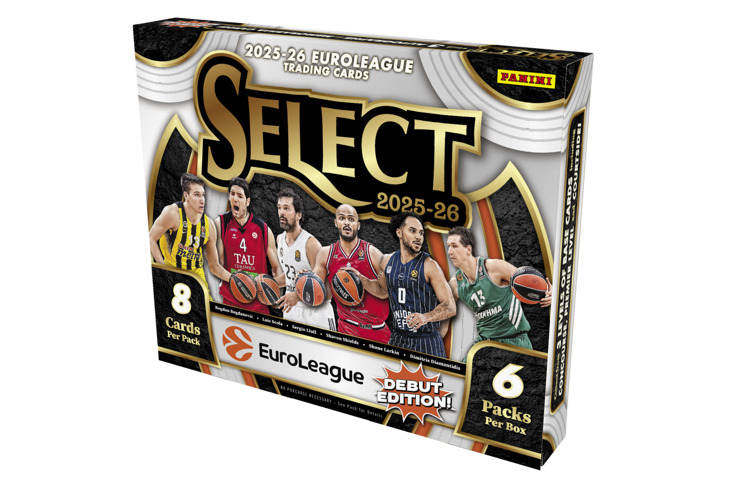 2025/26 Panini Select EuroLeague Basketball Hobby Box