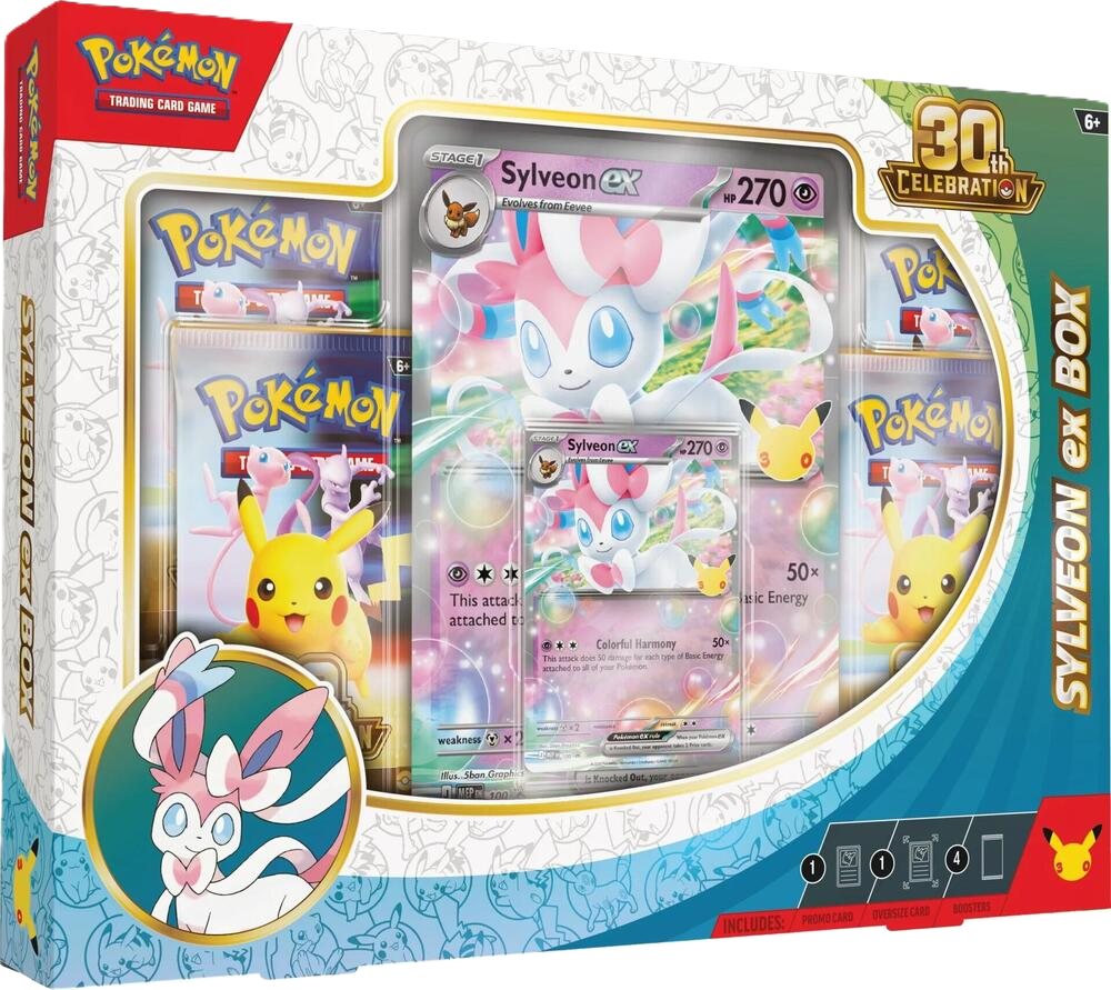 Pokemon 30th Celebration Pokemon ex Box
