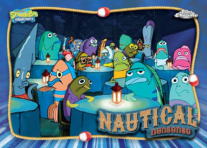 2025 Topps Chrome Spongebob Squarepants 25th Anniversary Sapphire Edition Box