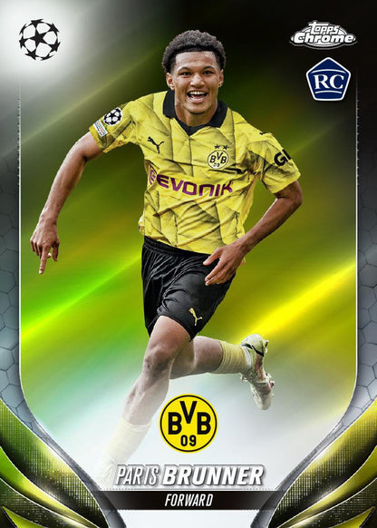 2023/24 Topps UEFA Club Competitions Chrome Soccer Jumbo Box
