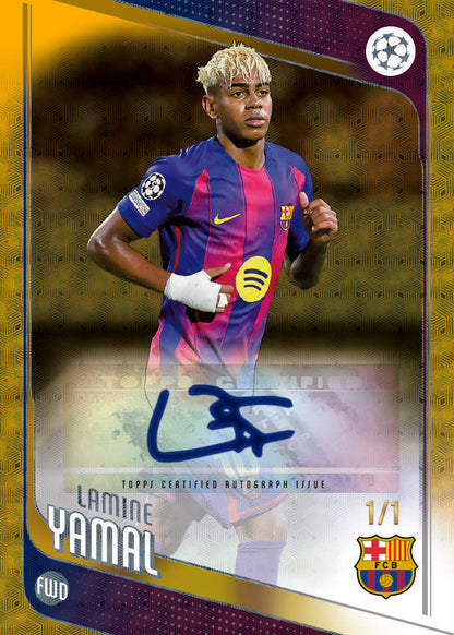 2025/26 Topps UEFA Club Competitions Soccer Blaster Box