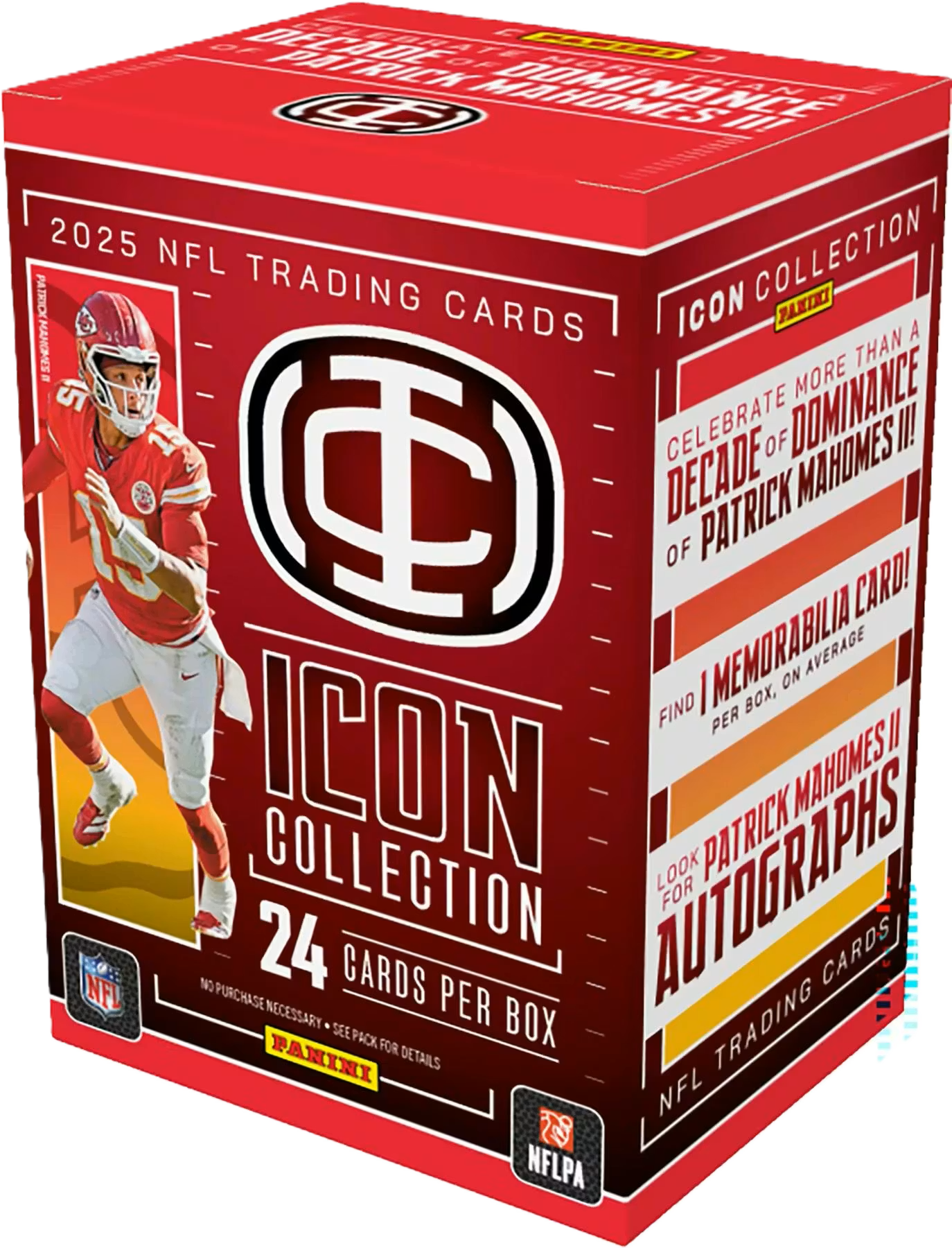 2025 Panini Authentically Mahomes Icon Collection Football Blaster Box