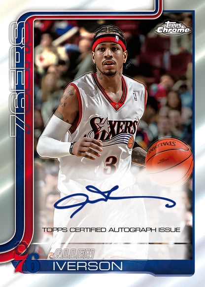 2025/26 Topps Chrome Basketball Jumbo Box