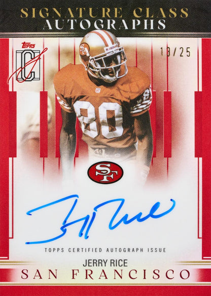 2025 Topps Signature Class Football Hobby Box