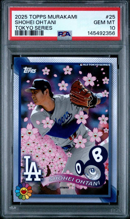 2025 Topps Murakami Shohei Ohtani #25 Tokyo Series PSA 10