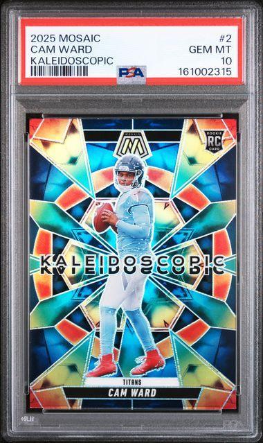 2025 PANINI MOSAIC KALEIDOSCOPIC #2 CAM WARD PSA 10