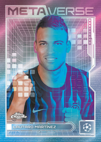 2025/26 Topps UEFA Club Competitions Chrome Soccer Mega Box