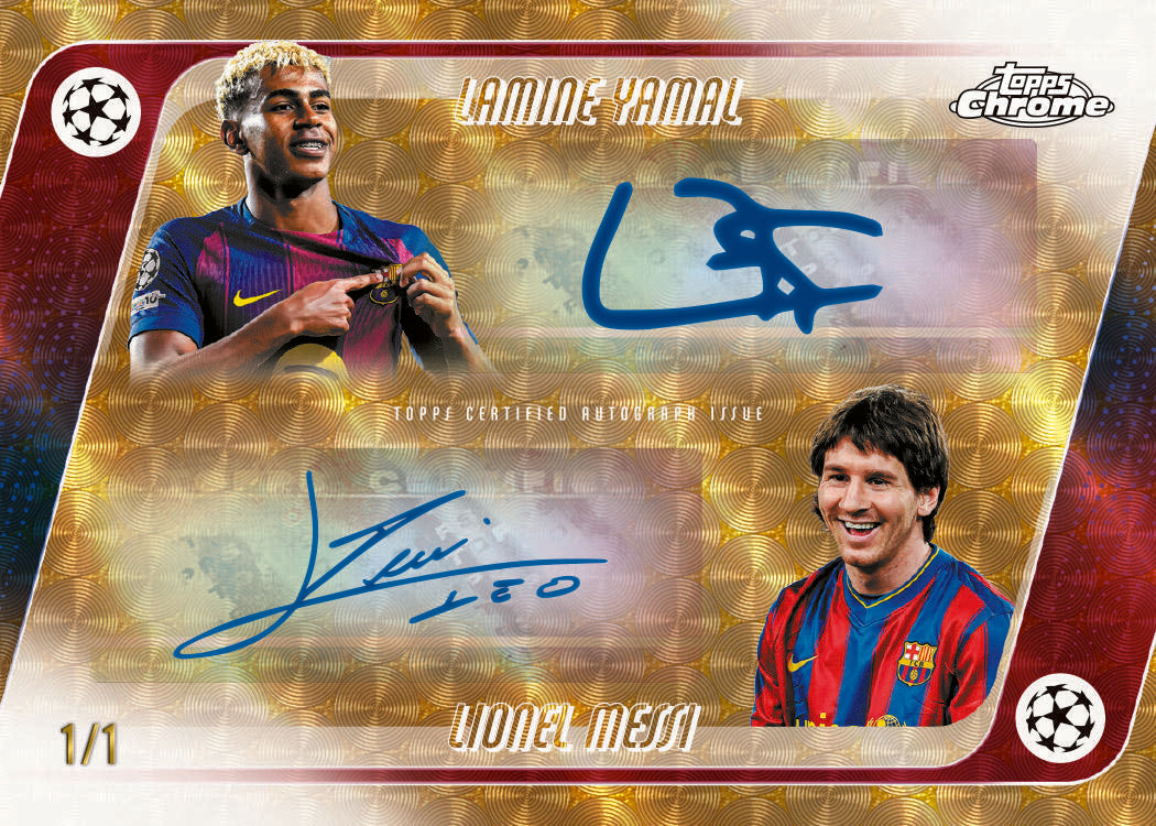 2025/26 Topps UEFA Club Competitions Chrome Soccer Delight Box