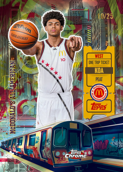 2025 Topps Chrome McDonald's All American Basketball Hobby Box