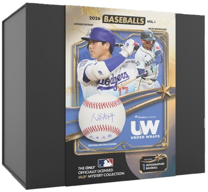2026 Under Wraps MLB Baseballs Vol. 1