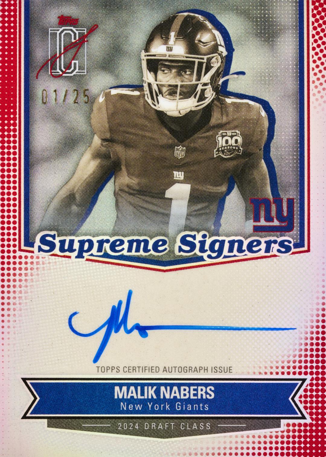 2025 Topps Signature Class Football Mega Box