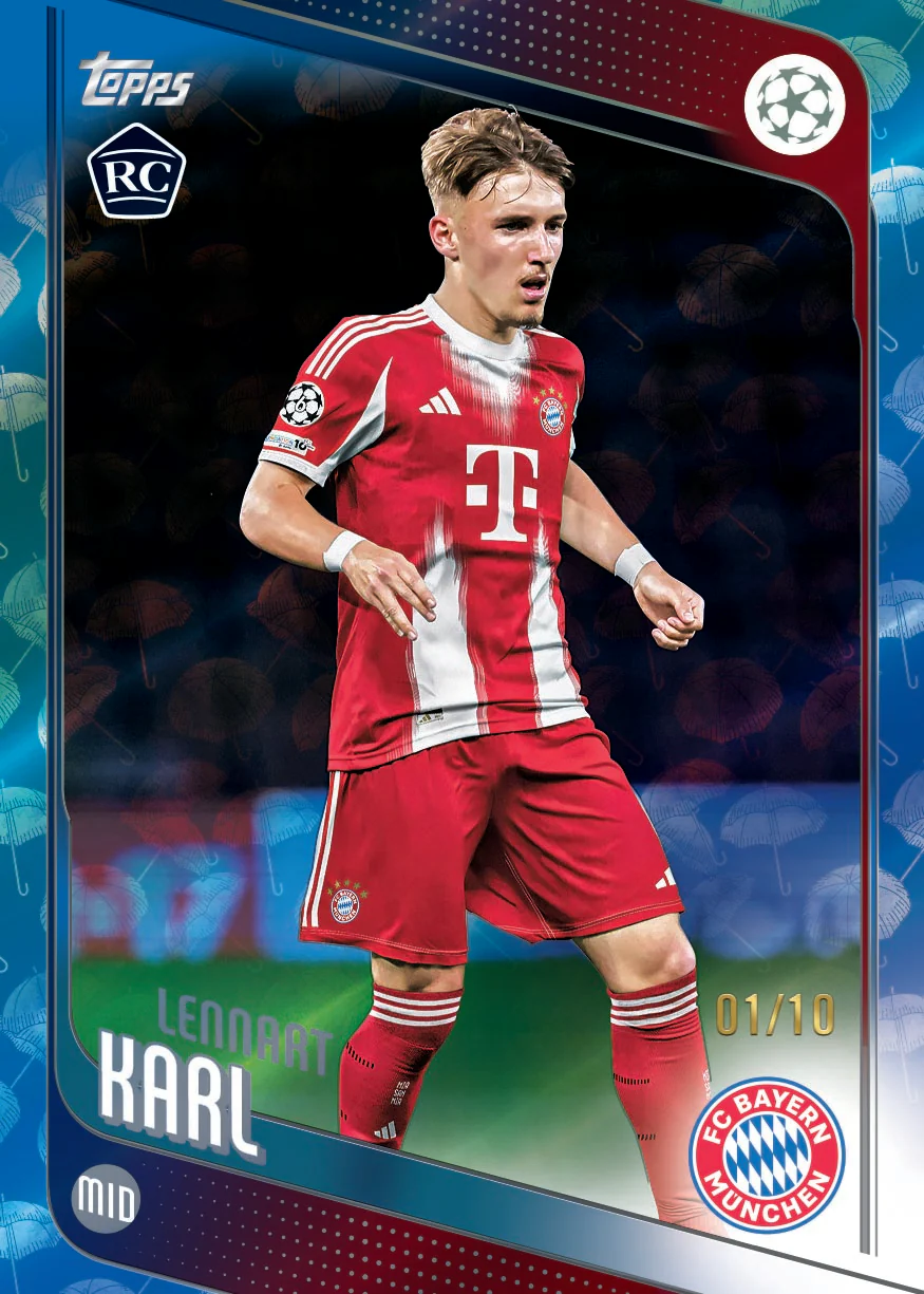 2025/26 Topps UEFA Club Competitions Soccer Spring Tin