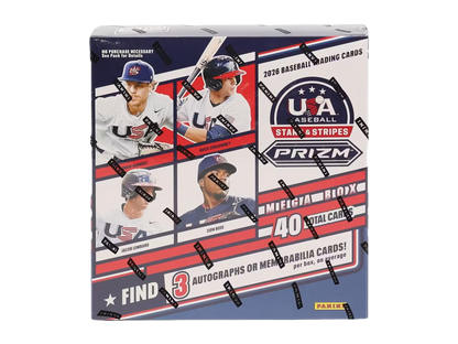 2026 Panini USA Stars & Stripes Prizm Baseball Mega Box