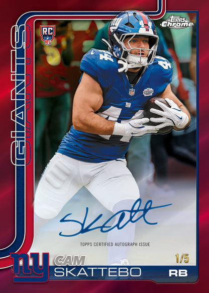 2025 Topps Chrome Football Jumbo Box