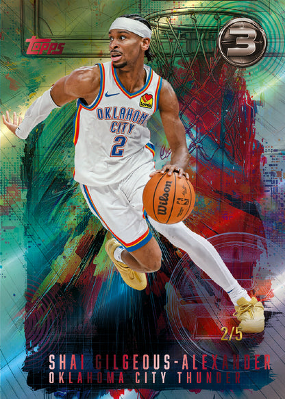 2025/26 Topps Three Basketball Hobby Box