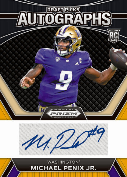 2024 Panini Prizm Collegiate Draft Football Hobby Box