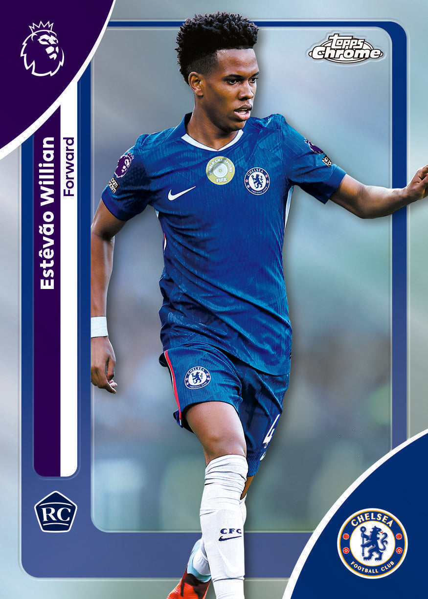 2026 Topps Chrome Premier League Soccer Blaster Box