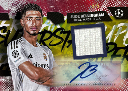 2025-26 Topps UEFA Club Competitions Soccer Hanger Box