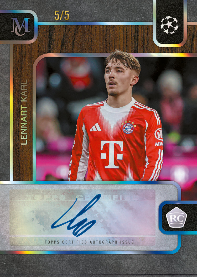 2025/26 Topps UEFA Club Competitions Museum Collection Soccer Hobby Box