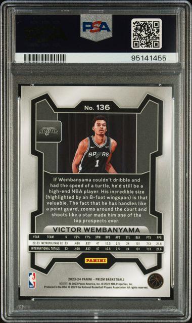 2023 Prizm Victor Wembanyama PSA 10