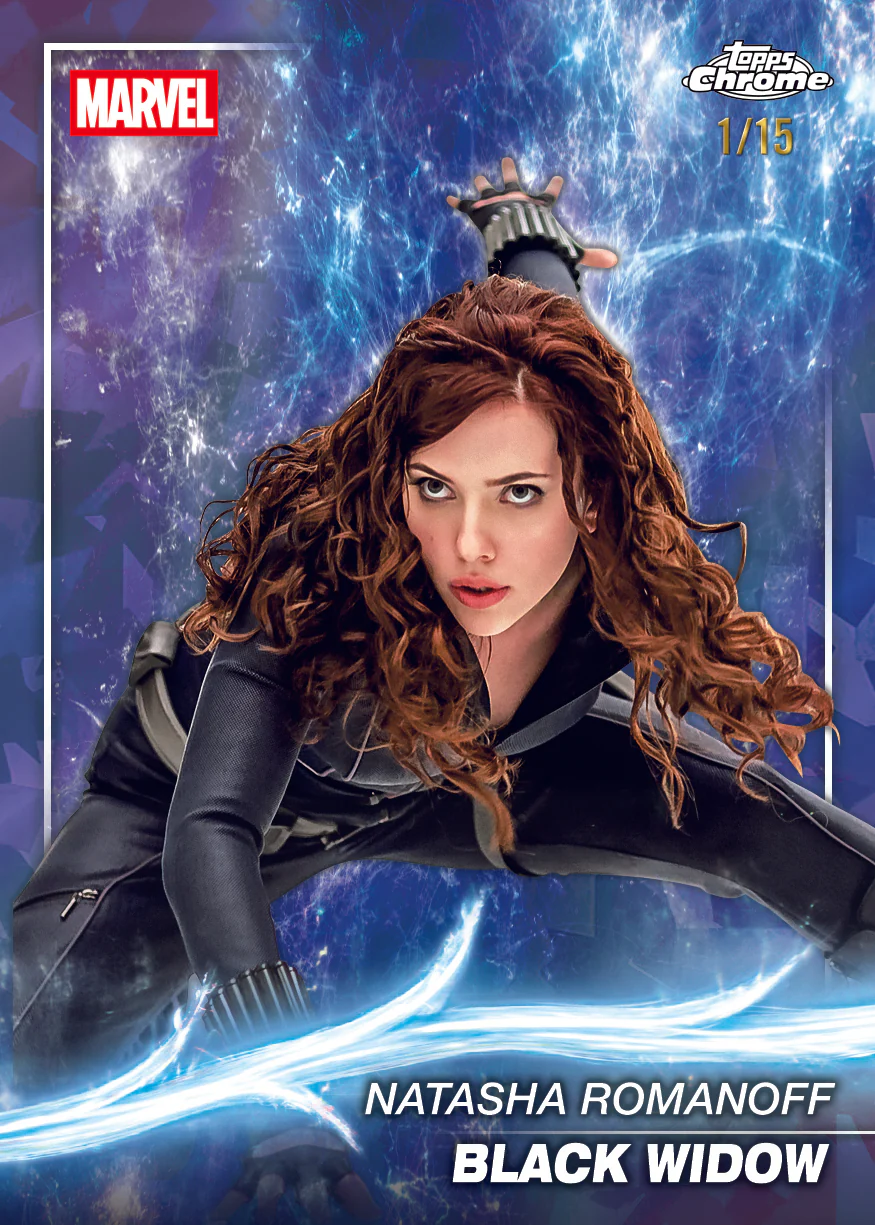 2025 Topps Marvel Studios Chrome Sapphire Edition Box