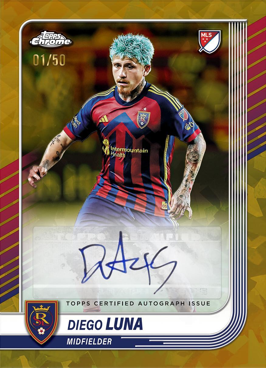 2025 Topps MLS Chrome Soccer Sapphire Edition Box