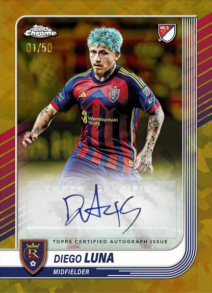 2025 Topps MLS Chrome Soccer Sapphire Edition Box
